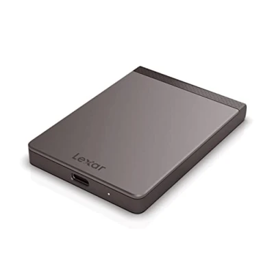 Immagine di Lexar SL200 SSD 1TB, Esterno, Portatile, Fino a 550 MB/s in lettura, 400 scrittura, USB C (LSL200X001T RNNNG)