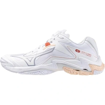 Immagine di Mizuno WAVE Lightning Z8 Scarpe da pallavolo, Donna, Taglia: 38, White/aleutian/cloud pink Tessuto / sintetico