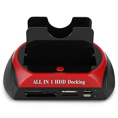 Immagine di Docking Station Multifunzionale usb 2.0 HDD Hard Disk Supporta 2.5&quot;, 3.5&quot; IDE SATA WLX 875