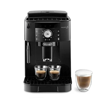 Immagine di De&#039;Longhi Perfetto Magnifica S ECAM11.112.B, Macchina da caffè Automatica per Espresso e Cappuccino, Chicchi macinati al momento, 4 Bevande One Touch, Montalatte classico, Spegnimento Automatico