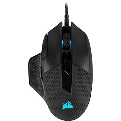 Immagine di CORSAIR NIGHTSWORD RGB Wired Tunable FPS/MOBA Mouse da Gioco 18.000 DPI 10 Pulsanti Programmabili Sistema di Peso Compatibile con iCUE PC, Mac, PS5, PS4, Xbox Nero