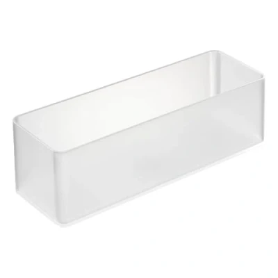 Immagine di Yamazaki 3646 TOWER Set organizer impilabile L profondo x2, bianco, Resina PS, minimalista, 8 x 24 7.2 cm
