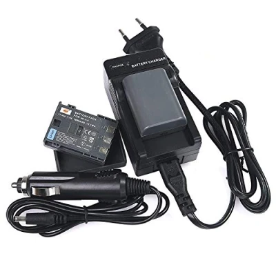 Immagine di DSTE 2 pacco Ricambio Batteria + DC18E Caricabatteria Compatible per Canon NB 2L 2LH NB2L Optura 30 40 50 60 400 500 PowerShot G7 G9 S50 S60 S70 S80 VIXIA HF R10 R100 R11 HG10 HV20 HV30