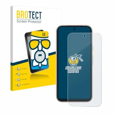 Immagine di brotect Pellicola Vetro Opaca per Google Pixel 8a Protezione Schermo [Anti Riflesso, Durezza 9H]