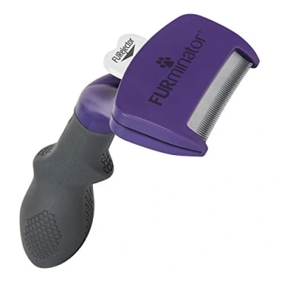 Immagine di FURminator deShedding Tool Taglia del gatto M/L Spazzola per gatti di medie e grandi dimensioni rimuovere il sottopelo, a pelo corto