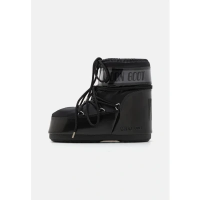 Immagine di Moon Boot ICON LOW Glance Unisex Stivaletti stringati, Taglia: 39 41, Black Sintetico / tessuto