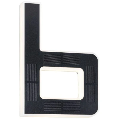 Immagine di Paulmann 94651 Solar Hausnummer b Lampada solare per numero civico ERP: A (A G) Bianco caldo Nero
