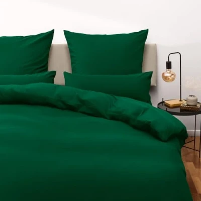 Immagine di Blumtal Copripiumino 200 x cm in Microfibra con 2 federe 65 Parure da Letto 2002 Persone, Certificato Oeko Tex, Morbido, Verde Scuro