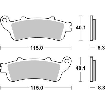 Immagine di TRW Organic Allround MCB704 Kit pastiglie freno