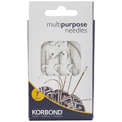 Immagine di Korbond Multi Purpose Needles 7pcs K110230 Aghi Multiuso, 7 Pezzi, K110230, Acciaio al Carbonio, Argento, Multiple