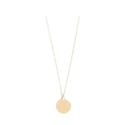 Immagine di Kate Spade New York, Collana con piccolo ciondolo a forma di J, oro