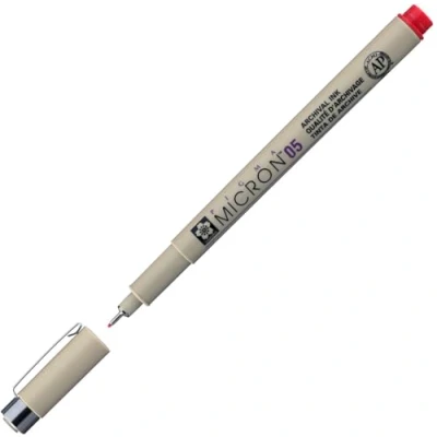 Immagine di SAKURA Penna a punta fine PIGMA MICRON 05, rosso