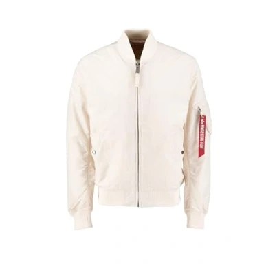 Immagine di Alpha Industries MA1 TT Giubbotto Bomber, Uomo, Taglia: Medium, jet stream white