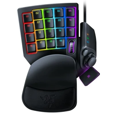 Immagine di Razer Tartarus Pro Tastiera dell&#039;Interruttore Ottico Analogico modalità di fuoco rapido (32 Tasti Programmabili, 8 Profili, Lunghezza Macro Illimitata e Memorizzazione del Profilo) Nero