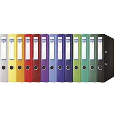Immagine di Unbekannt Donau Raccoglitore ad Anelli, Formato A4, 50 mm, Copertina in plastica PP/cartoncino, Colore: Blu