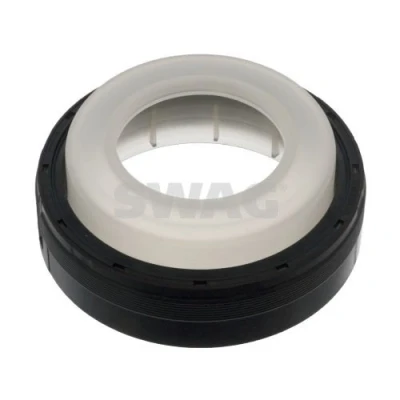 Immagine di SWAG 20 94 7566 Paraolio Albero Motore con bussola montaggio Parte frontale PTFE (Politetrafluoretilene), PP(Polipropilene) BMW: 3 Coupe, 1 Hatchback