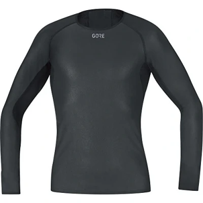Immagine di GOREWEAR M GORE WINDSTOPPER Base Layer Maglia a manica lunga, Nero, L