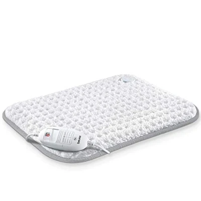 Immagine di Beurer HK42UK Cuscino termico super accogliente, superficie in morbido pile di lusso, funzione riscaldamento rapido, 3 impostazioni temperatura regolate elettronicamente, lavabile