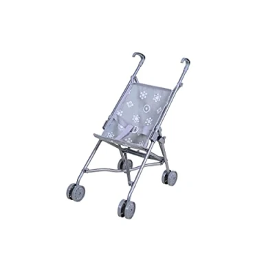 Immagine di KNORRTOYS.COM 12640 Passeggino per bambole SIM Royal Grey, 42 x 27 55 cm, colore: Grigio