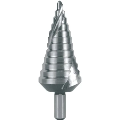 Immagine di RUKO 101060E Punta a gradini 6 37 mm HSSE Co 5 Lunghezza totale 100 Alberino 3 facce 1 pz.