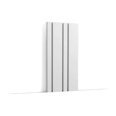 Immagine di 3D Rivestimento murale Orac Decor W119 MODERN BAR MIX pannello parete elemento decorativo modanatura aspetto stucco design moderno bianco 2 m