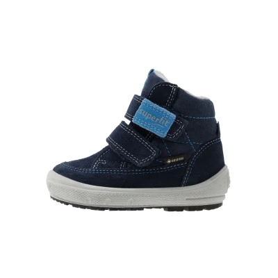 Immagine di Superfit Groovy Stivali da neve per bambini, Taglia: 28, Blau Pelle e tessuto