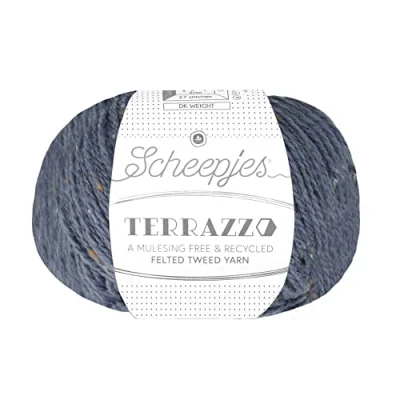 Immagine di Scheepjes Terrazzo Cotone Filato, 732 Acciaio, 5x50g, 5 unità