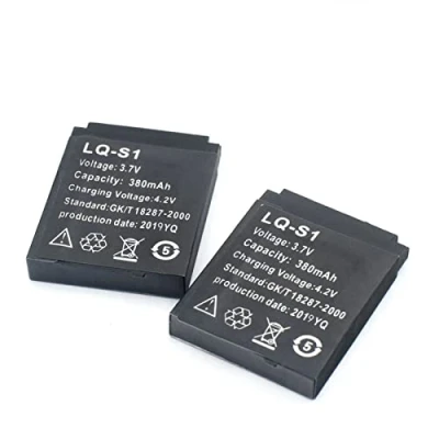 Immagine di Lq S1 3.7v 380mAh,Ricaricabile LI Ion Smart Watch Batteria DZ09 Ab A1 Jhcy 2pcs.