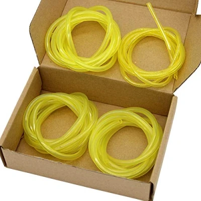 Immagine di SWNKDG 4x Tubo carburante 2 x 3,5 mm 2,5 5,5 3 5 6 olio gasolio PVC acqua flessibile per decespugliatori Trimmer Mower Tagliasiepi (1,2 m)
