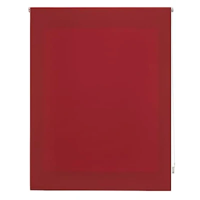 Immagine di INTERBLIND Tenda avvolgibile trasparente, 140 x 175 cm (larghezza per altezza) misura del tessuto, 137 170 traslucida Bordeaux finestre