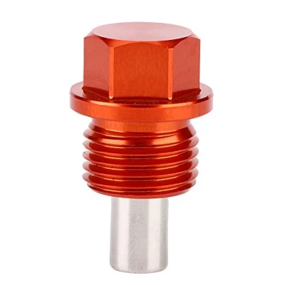 Immagine di Tappo Coppa Olio Magnetico 14X1.5 Di Scarico Olio, In Lega Titanio Vite Bullone Pan Modifica M12 X 1,25(M14 1.5)