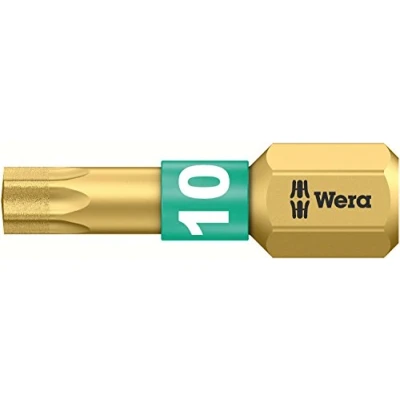 Immagine di Wera 867/1 BDC SB SiS 05134374001 Inserto Torx T 10 Acciaio per utensili legato, rivestimento di diamante D 6.3 1 pz.