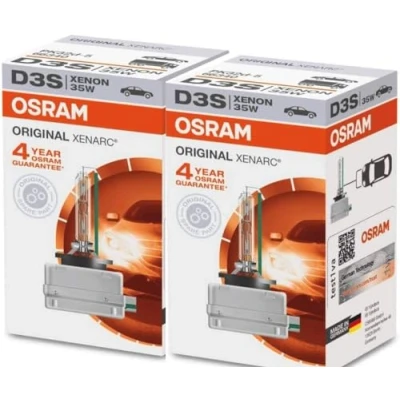 Immagine di Osram 66340HBI Xenarc 35W D3S PK32D 5 4600K HID Xenon Light Bulb (2 Pack)