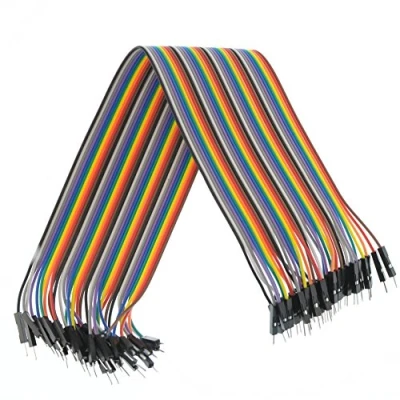 Immagine di 40 pezzi maschio cavo Du Pont Jumper 30 cm per Arduino Breadboard[Progetti Arduino]