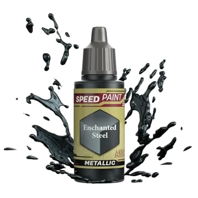 Immagine di The Army Painter Speedpaint Enchanted Steel 2.0, Acrilico Singolo Vernice 18ml Una Soluzione Di Pittura A Strato Per Miniature Da Tavolo Fantasy Come Figure Warhammer 40k e Dungeons and Dragons