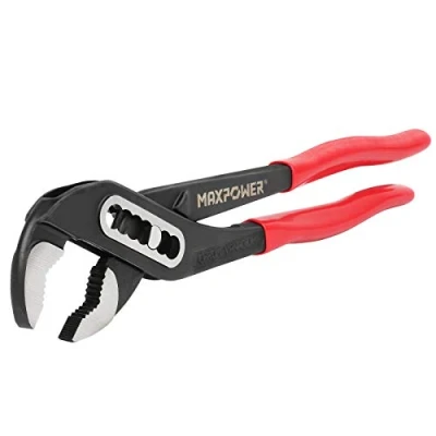 Immagine di MAXPOWER Pinza per Pompa Dell&#039;acqua, Regolabile Pinze Attrezzo Manuale a Denti e Scanalature