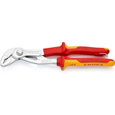 Immagine di Knipex Cobra 87 26 250 T Pinza regolabile per tubi e dadi Dimensione chiave (metrica) 46 mm