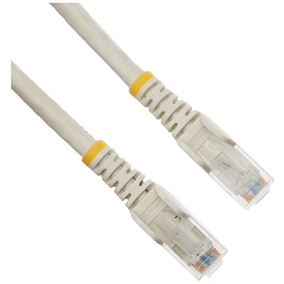 Immagine di StarTech.com cavo di rete CAT 6, Patch Ethernet RJ45 UTP bianco da 1m antigroviglio, gigabit categoria 6