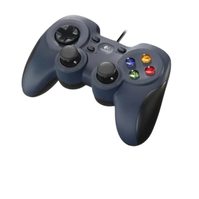 Immagine di Logitech F310 Gamepad, Controller Cablato con Layout Stile Console, Tastierino Direzionale ‎‎4 Switch, XInput/DirectInput, Impugnatura Comoda, Cavo da 1.8 m, PC, ‎Blu/Nero