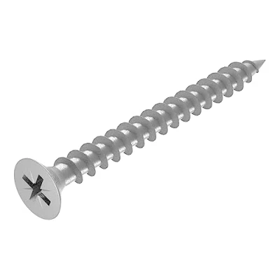 Immagine di SECCARO viti per truciolato 4 x 40 mm, in acciaio inox V2A VA A2, legno con filettatura completa, Phillips a croce/PZ, 200 pezzi
