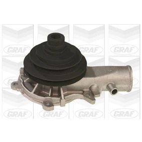 Immagine di GRAF PA237 Pompa acqua con guarnizione meccanico Ghisa grigia per trasmissione cinghia Poly V OPEL: Ascona B Sedan