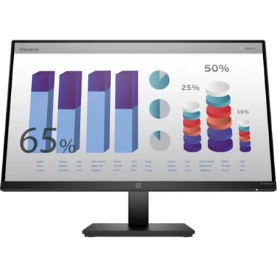 Immagine di HP P24q G4 Monitor, Schermo da 23,8&quot; QHD IPS, Risoluzione 2560 x 1440, Tempo Risposta 5 ms, Regolazione Inclinazione, Altezza e Pivoting, Antiriflesso, HDMI, VGA, Nero