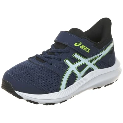 Immagine di Asics JOLT 4 Unisex Scarpe running neutre per bambini, Taglia: 28.5, Blue expanse/cool grey Tessuto / sintetico