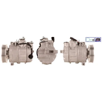 Immagine di LUCAS ELECTRICAL ACP497 Compressore Aria Condizionata PAG 46 AUDI: A4 B7 Avant, A6 C6 Sedan