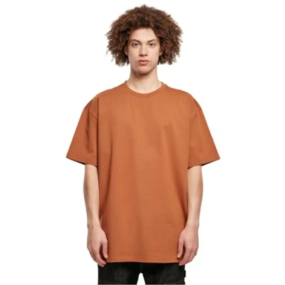 Immagine di Build Your Brand BY102 Heavy Oversize Tee, T Shirt Uomo, Marrone (Toffee), L