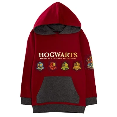 Immagine di Harry Potter Felpa con Cappuccio Bambini Hogwarts House Teams Crest in Pile