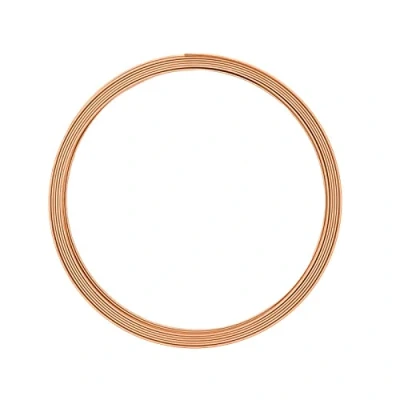 Immagine di Vaessen Creative Filo Piatto in Alluminio, Arancione Zafferano, 5 x 1 mm m