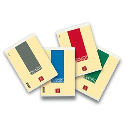 Immagine di Pigna Collato Formato A5 Rigatura 5M Quadretti 5Mm Blocchi Spiralati, Multicolore, 8005235068926