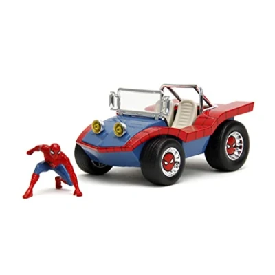 Immagine di Jada Spiderman Man Buggy, 253225030, +8 anni, die cast, in scala 1:24, personaggio incluso