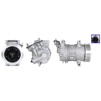 Immagine di LUCAS ACP01237 Compressore Aria Condizionata PAG 46 YF R134a, R1234yf con guarnizioni PEUGEOT: 208 I Hatchback, 2008 Station Wagon